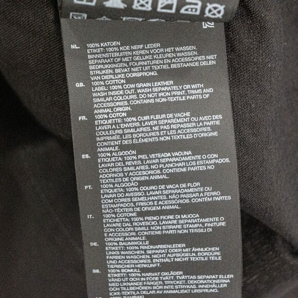 G Star Raw Black Button up Shirt Cotton Long Sleeve Men's Small - Picture 6 of 6